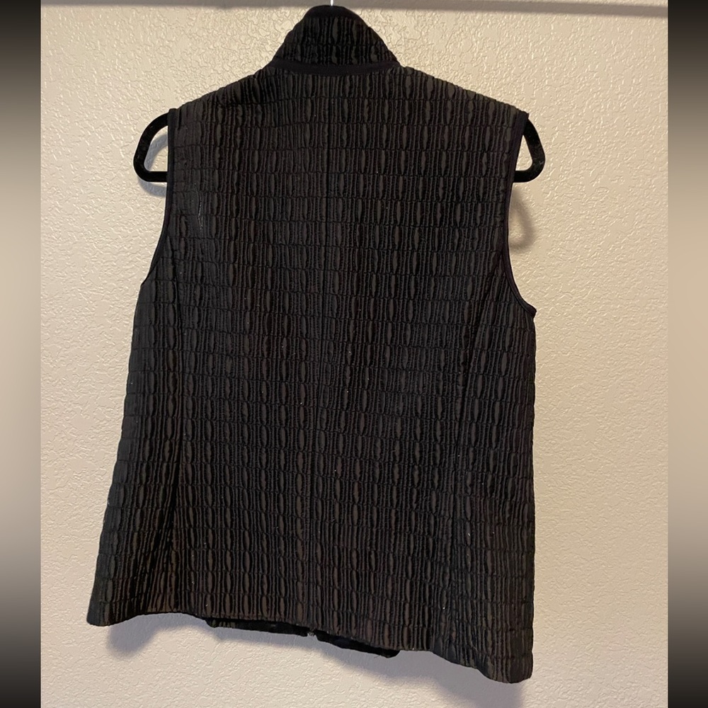 Pendleton Quilted Lightweight Black Zippered Puff… - image 2